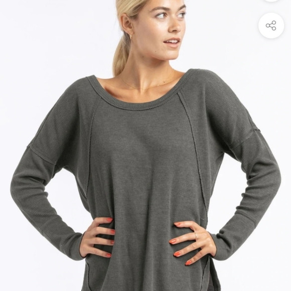 Liv Outdoor Tops - NWT LIV OUTDOORS * Nora waffle long sleeve top